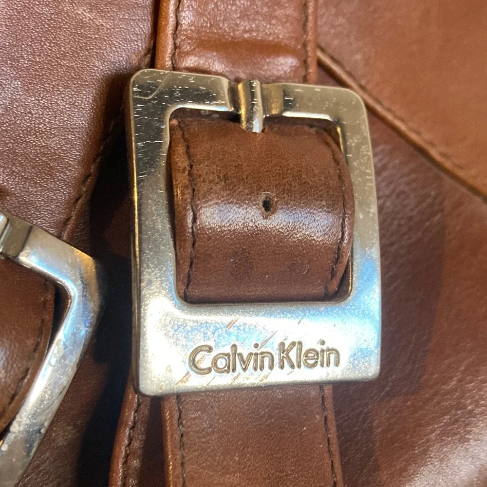 Calvin Klein Woman Brown Knee high Boots Size 7.5